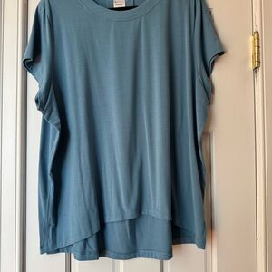 Athleta With Ease Women's Blue Top